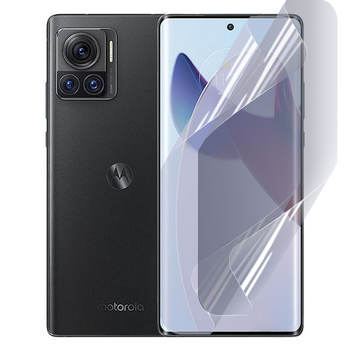 Антишпион приватная плёнка гидрогелевая для смартфона Motorola X30 Pro противоударная прозрачная