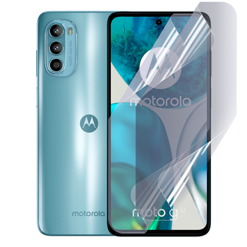 Антишпион приватная плёнка гидрогелевая для смартфона Motorola Moto G52 противоударная прозрачная