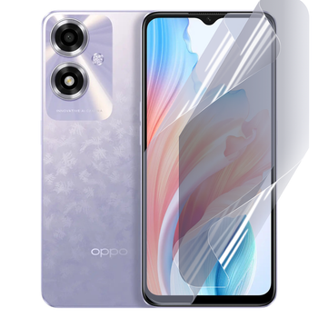Антишпион приватная плёнка гидрогелевая для смартфона Oppo A2m противоударная прозрачная