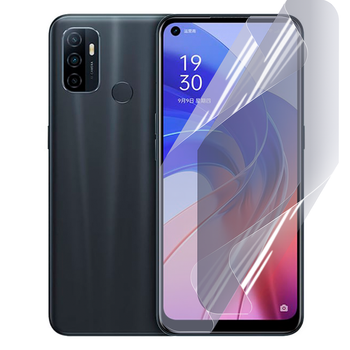 Антишпион приватная плёнка гидрогелевая для смартфона Oppo A11s противоударная прозрачная