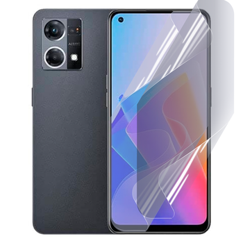 Антишпигун приватна плівка гідрогелева для смартфона Oppo Reno 7 4G протиударна прозора