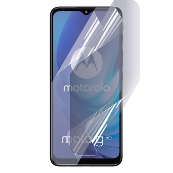 Антишпион приватная плёнка гидрогелевая для смартфона Motorola Moto G50 противоударная прозрачная