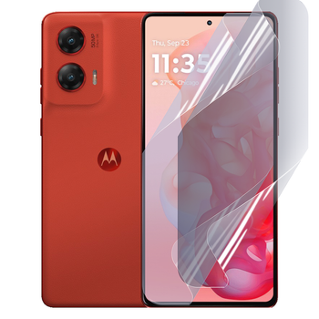 Антишпион приватная плёнка гидрогелевая для смартфона Motorola Moto G Stylus 5G (2024) противоударная прозрачная