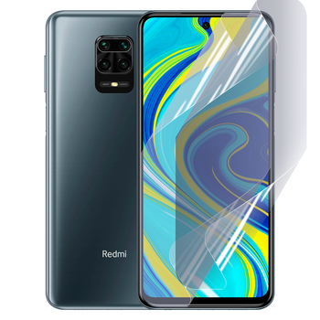 Плёнка гидрогелевая матовая для Xiaomi Redmi Note 9S протиударная прозрачная