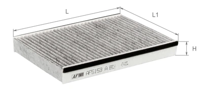Фильтр салона Alpha Filter УГОЛЬНЫЙ Fiat 500L, 500X (AF5153A)