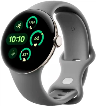 Смарт-часы Google Pixel Watch 3 41mm LTE Champagne Gold Aluminum Case/Hazel Active Band