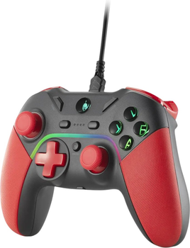 Kontroler przewodowy Spartan Gear Pelekys Black/Red (SGWPC01BR)