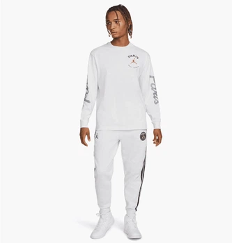 Брюки чоловічі Jordan Paris Saint-Germain Fleece Pants L Білий DB6502-051