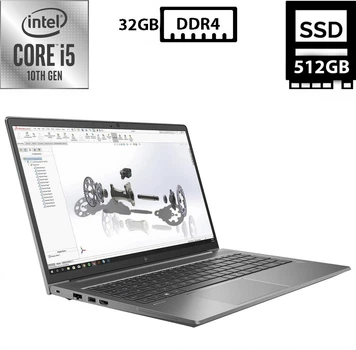 Ноутбук Hewlett Packard ZBook Power G7 15.6” IPS 1920x1080 Core i5-10300H 2.50GHz 32GB DDR4 SSD 512GB UHD Graphics Камера (HZPG7R32S512B1) Б/В