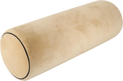 Подушка-валик MirSon №8491 Velvet Line 28-0004 Cream Велюр Пена Memory Антиаллергенная 50х20 см (2200006340003)