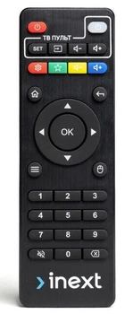 Пульт до inext TV5/TV5 ultra/TV4/4K ultra/TV3/4K2 inext RCU inext Пульт універсальний із зоною програмування д