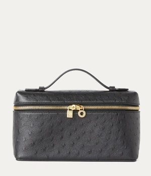 Сумка жіноча з логотипом Loro Piana Extra Pocket Pouch L19 Чорний