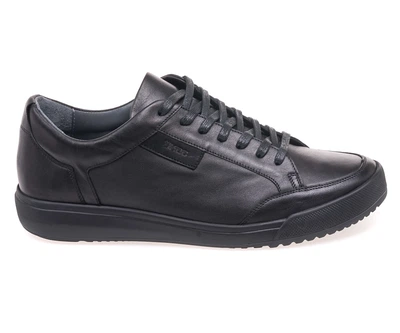 Кеди чоловічі IKOS 259-1/BLACK LEATHER 43 Чорний