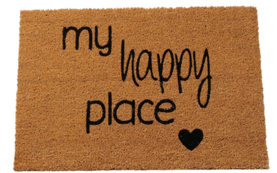 Килимок придверний Boltze Home Happy place 60 x 40 см (4066076364459)