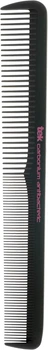 Антибактериальная карбоновая расческа TEK Carbonium Antibacteric Small Comb с тонкими густыми и редкими зубцами 18.2х2.2 см Черная (8021293058303)