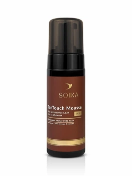 Мус автозагар Soika TanTouch Mousse Dark для тела и лица 150 мл