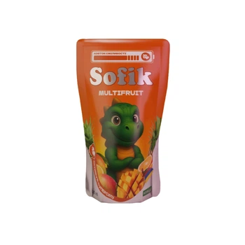 Напій соковий негазований Sofik "MULTIFRUIT" зі смаком манго 200мл
