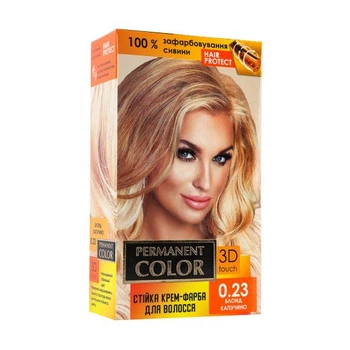 Крем-краска для волос с окислителем Permanent Color № 0.23 Блонд капучино Аромат (4820147055307)
