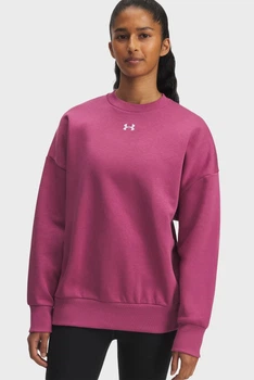 Кофта женские Under Armour Ua Rival Fleece Os Crew M Розовый 1386463-659