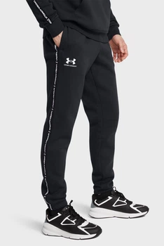 Брюки чоловічі Under Armour Ua Icon Fleece Jgr Taping S Чорний 1389358-001