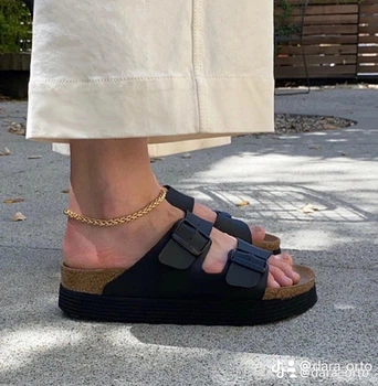 Женские шлепанцы BIRKENSTOCK PAPILLIO ARIZONA GROOVED VEGAN 1018520 narrow 39 черные