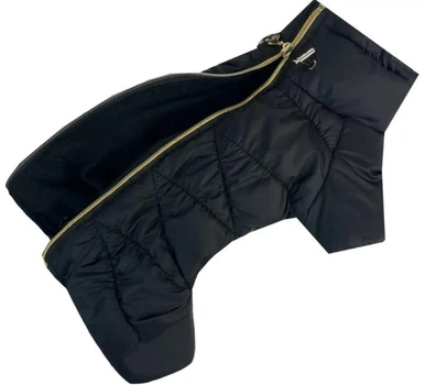 Зимний комбинезон для собак на молнии Dogs Bomba Comfort NEW черный R-68 5р