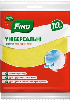Серветки Мелочи Жизни Fino універсальні 10 шт (8571052381)