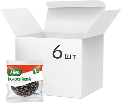 Упаковка шкребків Fino Іржостійких 6 шт (4823058344140)