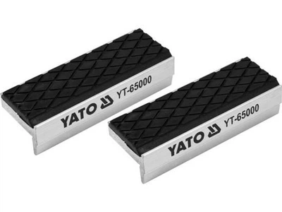 Губки сменные тисков YATO алюминий резина 75х30х10мм YT-65000
