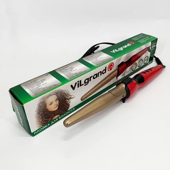 Щипцы для завивки волнистых волос ViLgrand GW-97