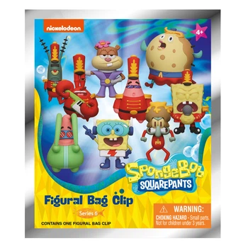 Игровая фигурка на клипсе "Губка Боб" Monogram 63345 серии "Nickelodeon"