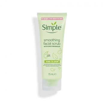 Скраб для обличчя SIMPLE Вирівнюючий KIND TO SKIN 75 мл (5011451103894)