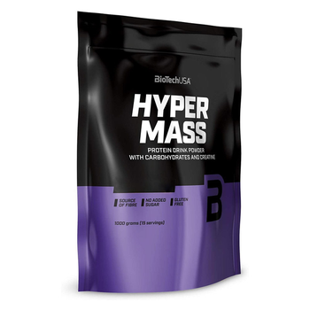 Гейнер с Углеводами и Креатином Hyper Mass – 1000 г Клубника (5999076232734)