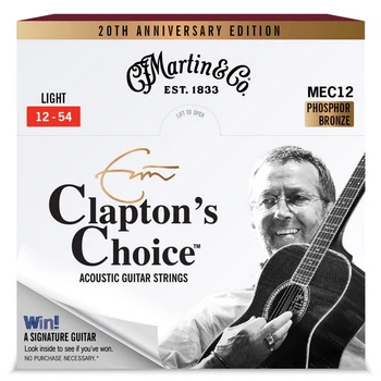 Струны Martin MEC12 Claptons Choice Phosphor Bronze 12-54 Light