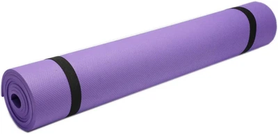 Коврик для йоги и фитнеса EVA 5 мм 173x61 см фиолетовый