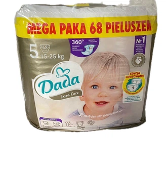 Дитячі підгузки Dada Extra Care №5 15-25кг 68шт
