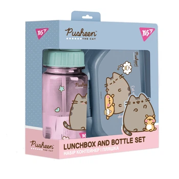 Набор ланчбокс и бутылка Yes 450145 Pusheen