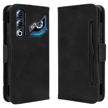 Чехол-книжка с кармашками Deexe Wallet Stand для ZTE Nubia Neo 3 GT - Black