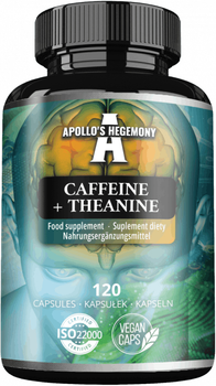 Дієтична добавка Apollo's Hegemony Caffeine + Theanine 120 капсул (8721077931159)