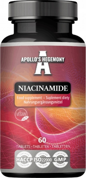 Suplement diety Apollo's Hegemony Niacinamide 60 tabletek (8721077930596)