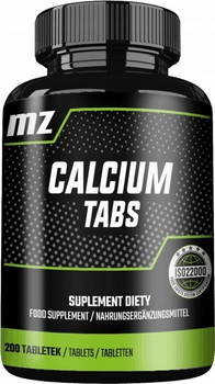 Дієтична добавка MZ Calcium 200 таблеток (5905806912203)