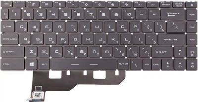 Klawiatura do laptopa PowerPlant MSI GE66 black, podświetlenie (KB315666)