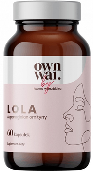 Дієтична добавка Ownwai LOLA Аспарагінати орнітину 60 капсул (5905806911701)