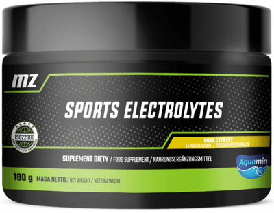 Дієтична добавка MZ Sports Electrolytes Смак лимона 180 г (5905806911916)