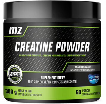 Suplement diety MZ Creatine Powder Smak naturalny 300 g (5904873481278)