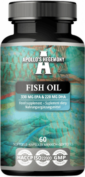 Suplement diety Apollo's Hegemony Fish Oil 1000 mg 60 kapsułek (8721077930831)