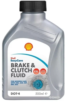 Гальмівна рідина Shell Brake & Clutch fluid DOT4 ESL (0,5л.)