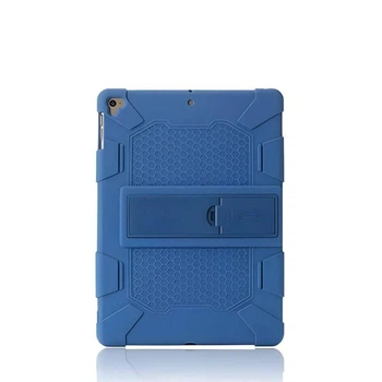 Чехол Silikon Power с подставкой Apple iPad 9 (10.2") Blue