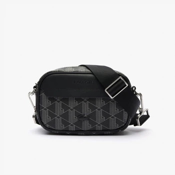 Чоловіча сумка через плече з логотипом LACOSTE Crossbody NH3650LX.H45 Чорний