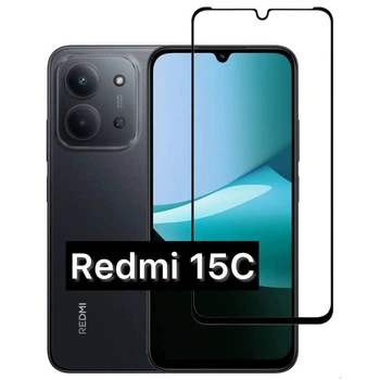 Защитное стекло 6D Premium для Redmi 15C стекло на редми 15С